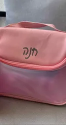 תיק רחצה ורוד